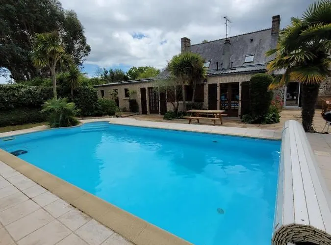 La Maison De Gouville, Avec Piscine Et Spa, Proche * Gouville-sur-Mer